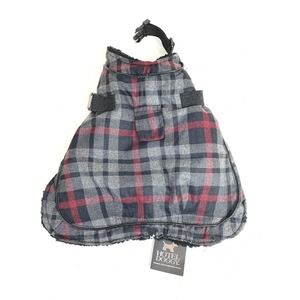 Hotel Doggy Plaid Winter Dog Harness Coat with Lining - XL - NEW